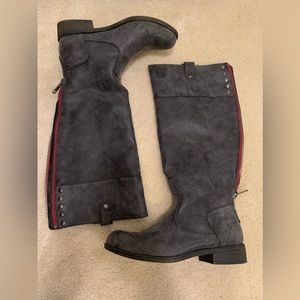 Women’s Madden Girl tall grey boots size 7